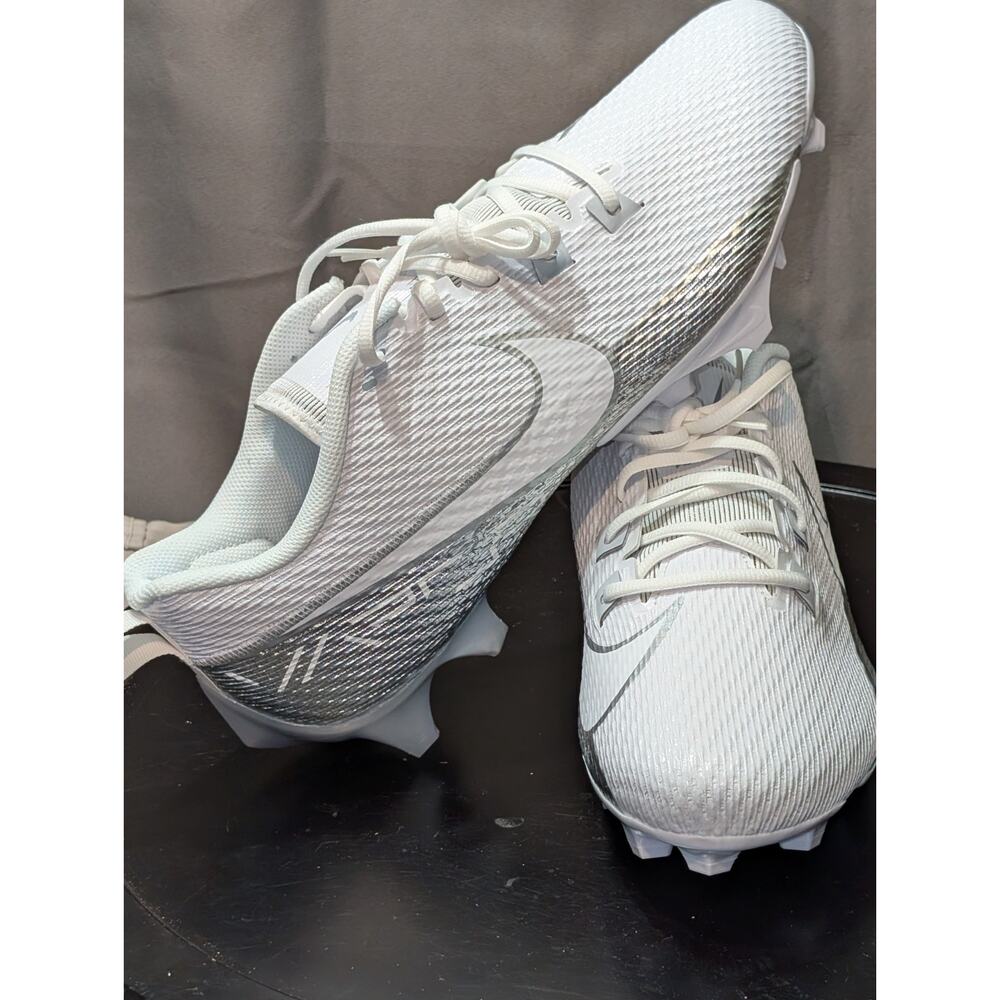 Nike Vapor Mens 14 Edge Speed 360 2 White Silver Football Cleats DA5455-102